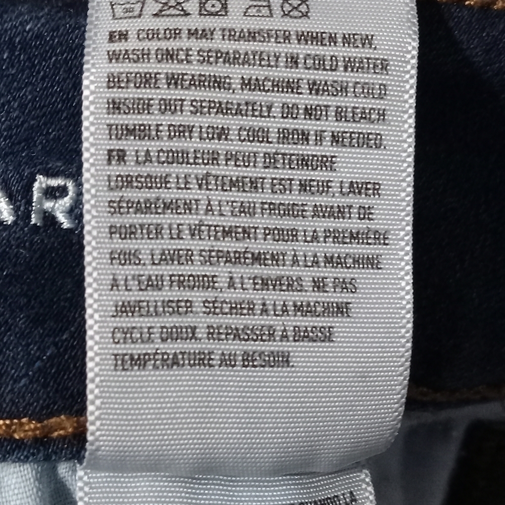 American eagle outfitters super super stretched ladies jeans. Size 2 long. - Picture 5 of 13